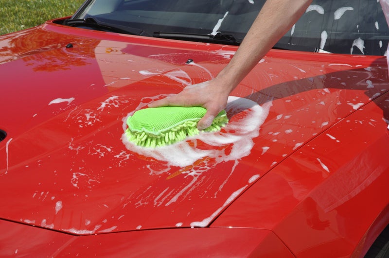 Eurow Detailerâ€™s Preference Microfiber Car Wash Sponge for Auto Detailing, RV, Boat, Motorcycle, Double-Sided with Chenille and Scour Scrubber, Scratch-Free, Lint-Free, Super Absorbent, Reusable - Image 3